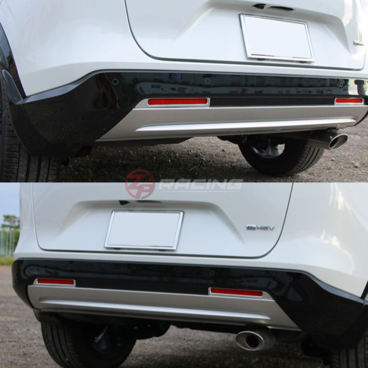 ครอบไฟทับทิมท้าย Honda HR-V e:HEV (RV) โครเมียม