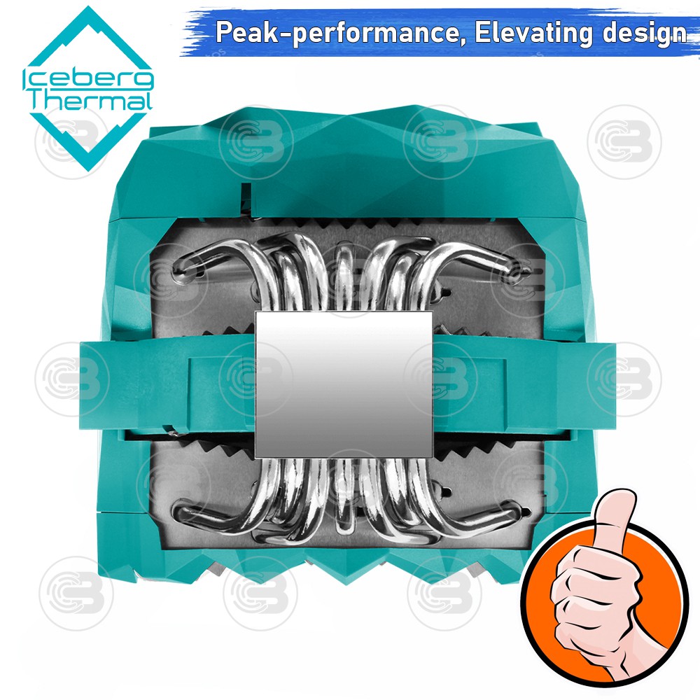 [CoolBlasterThai] Iceberg Thermal IceSLEET X7 Dual Multi Compatible Dual Tower CPU Cooler with A-RGB ประกัน 2 ปี