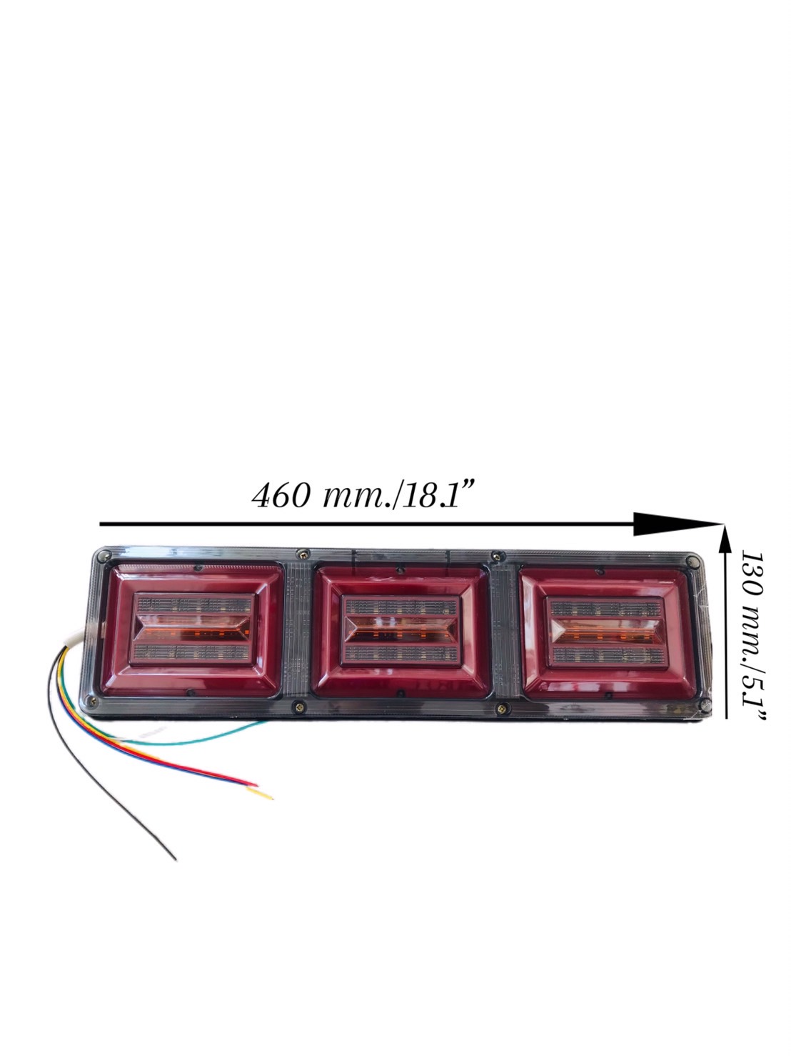 ไฟท้ายรถบรรทุก LED 24 โวลต์ #3007