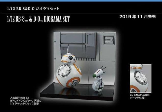 1/12 BB-8 & D-O Diorama Set BANDAI - Star Wars