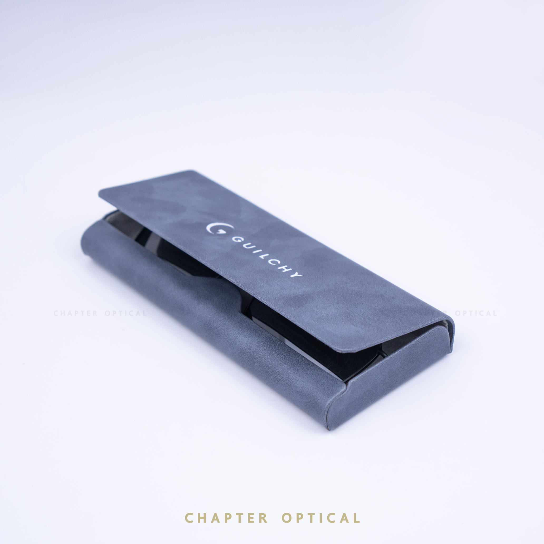 กรอบแว่นตา GUILCHY รุ่น MS-2-C06 แว่นไทเทเนียมพร้อมคลิปออนแม่เหล็ก Polarized