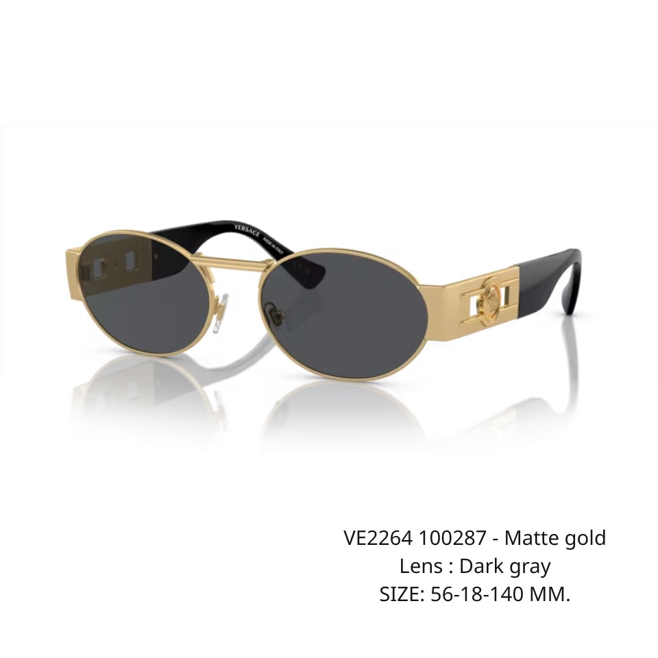 แว่นกันแดด VERSACE VE2264 100287 SIZE 56 MM.
