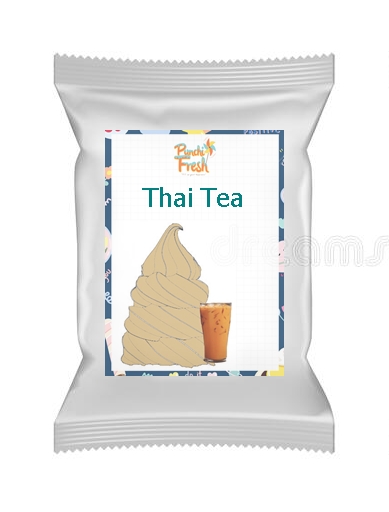 ผงไอศกรีมซอฟต์เสิร์ฟ soft serve สูตรพรีเมี่ยมสำเร็จรูป รสชาไทย