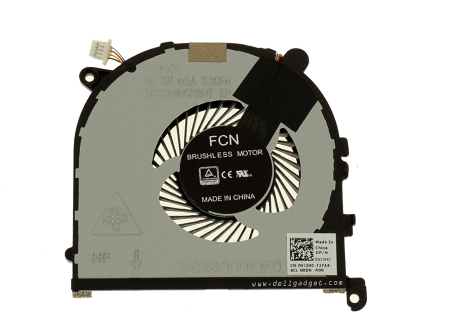 พัดลม ซีพียู Dell XPS 9560 ข้างซ้าย แท้ CPU FAN Dell XPS 9560 ข้างซ้าย แท้ ประกันศูนย์ Dell ราคา พิเศษ