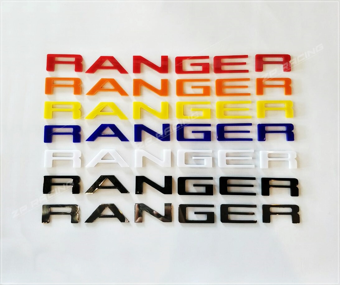 ตัวอักษรกระจังหน้าฟอร์ดเรนเจอร์ Ford Ranger 2015-2018