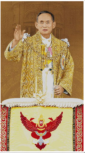 มหาราชองค์ราชัน (ใหญ่+มีครุฑ)
