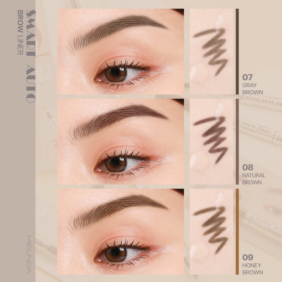 แท้พร้อมส่ง• MeiLinda Smart Auto Brow Liner ดินสอเขียนคิ้ว เมลินดา สมาร์ท ออโต้ บราว ไลเนอร์ (MD3041)