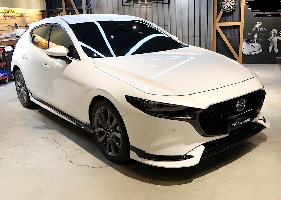 ชุดแต่ง Mazda 3 รุ่น 78th Garage Fastback