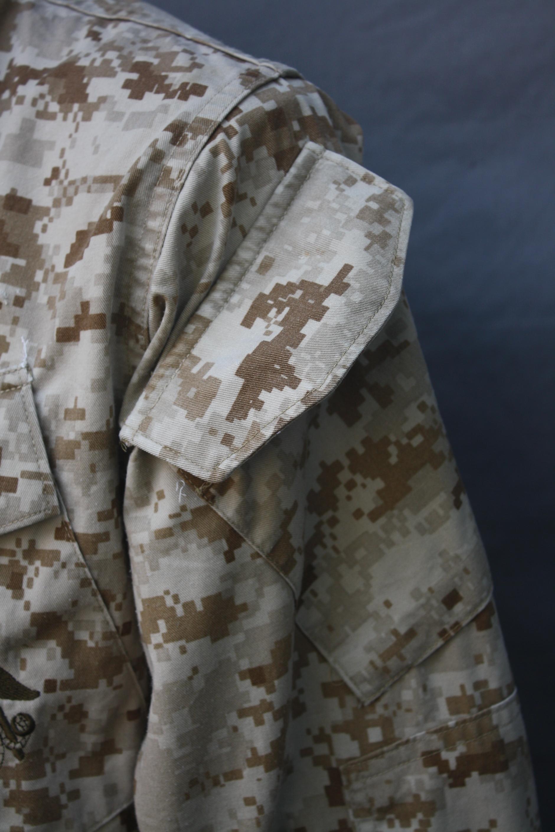 เสื้อ ทหารสหรัฐ USMC MARPAT Desert XS-S