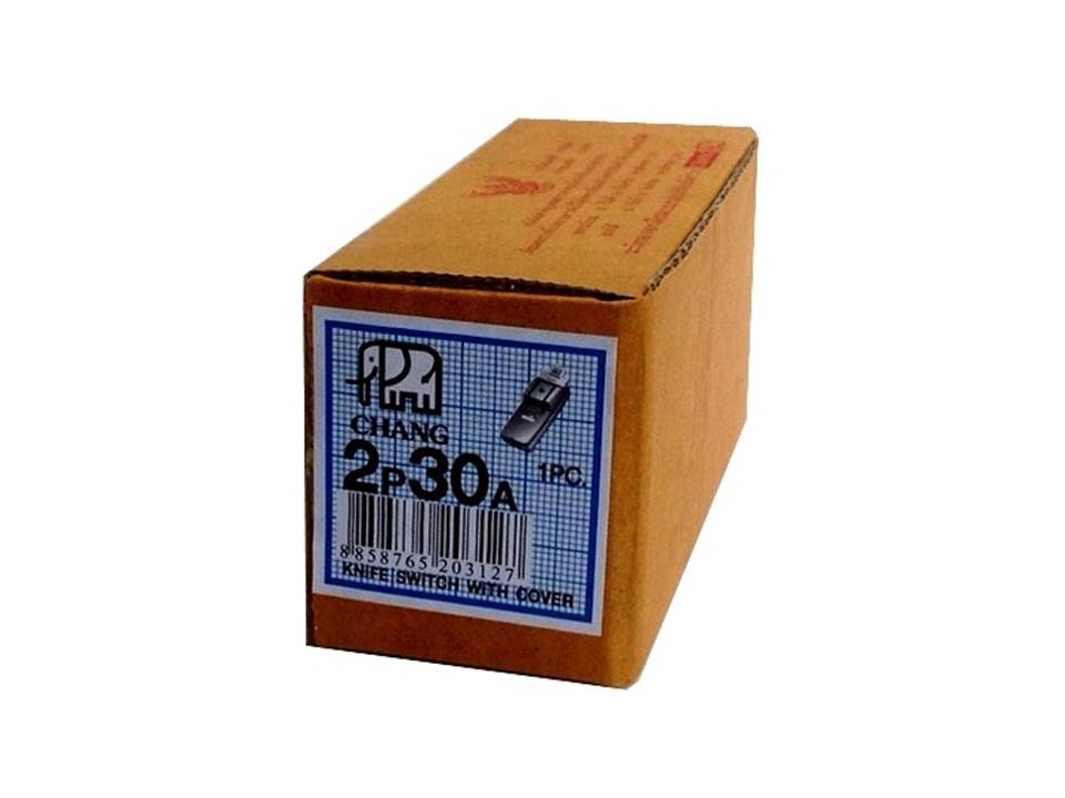 คัทเอ้าท์ 2P 30A ช้าง