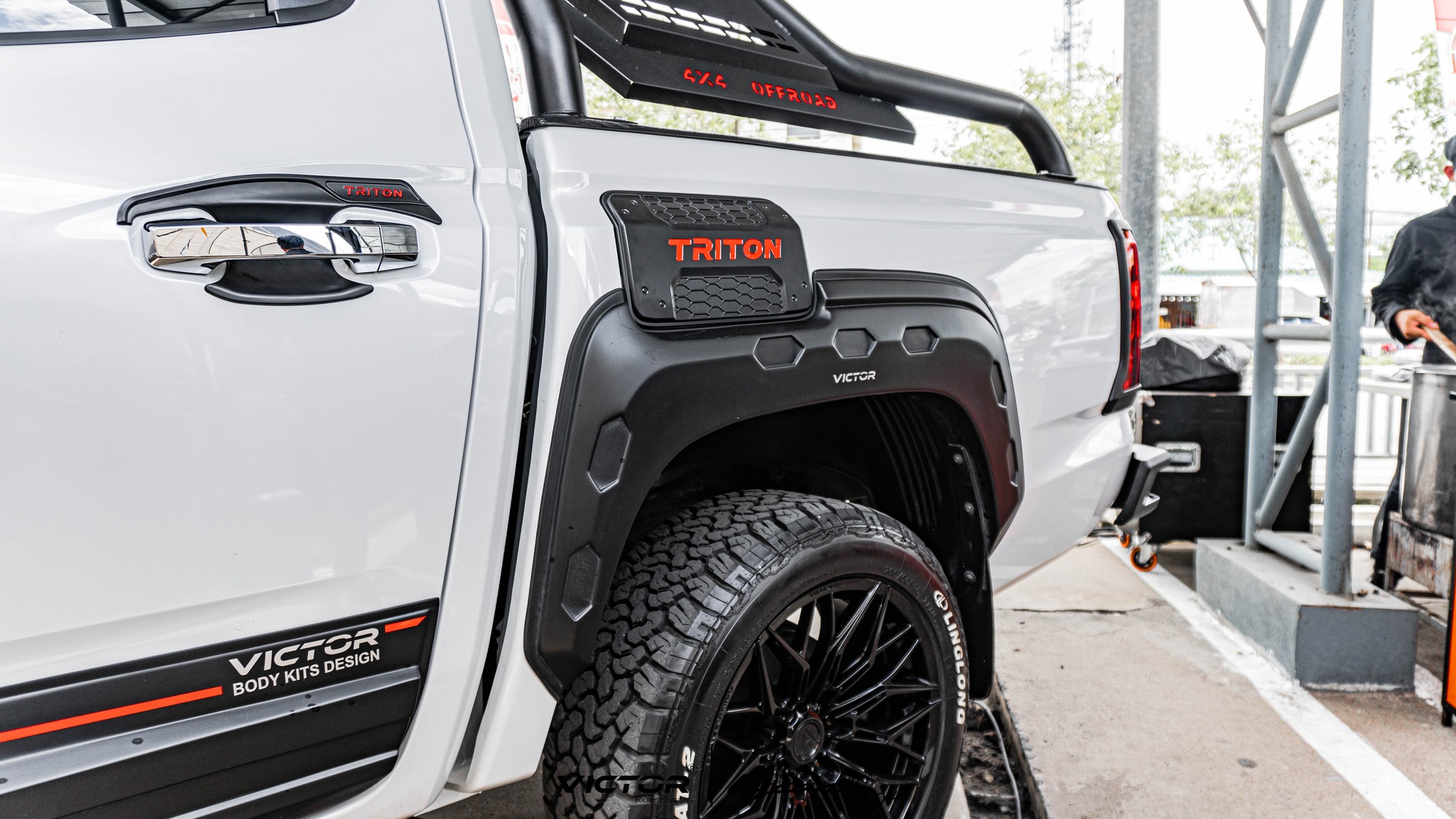 ชุดแต่ง ชุดสเกิร์ต MITSUBISHI TRIRON 2023 รุ่น VICTOR V.1