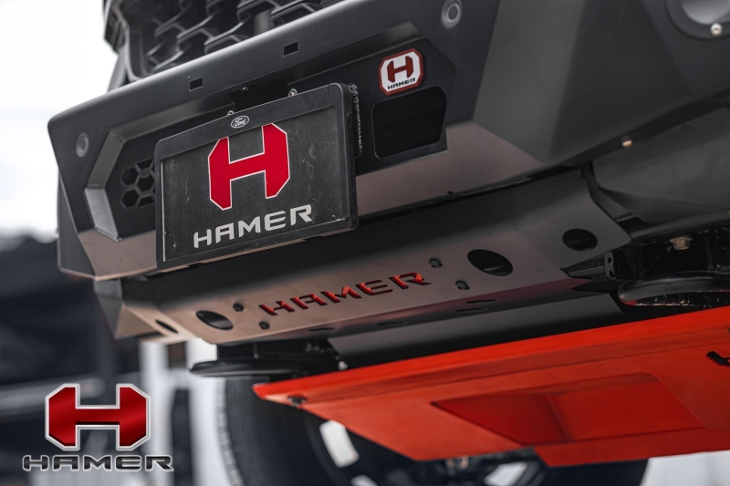 กันชนหน้า กันชนเหล็ก Next Gen Ranger 2022 ฟอร์ดเรนเจอร์ รุ่น HAMER KING SERIES FRONT BULL BAR