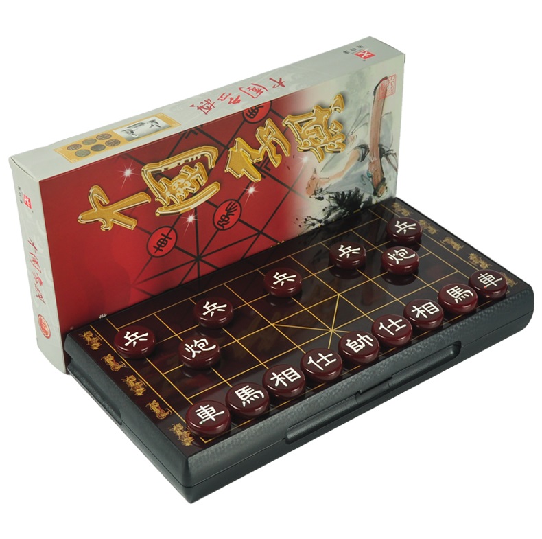 หมากรุกจีนแม่เหล็ก Red Agate Chinese Chess (size L) #AX-7