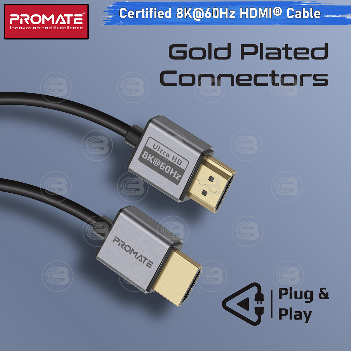 [CoolBlasterThai] PROMATE HDMI To HDMI 8K@60Hz 1.5M (PRIMELINK8K-150) (2Y Warranty)