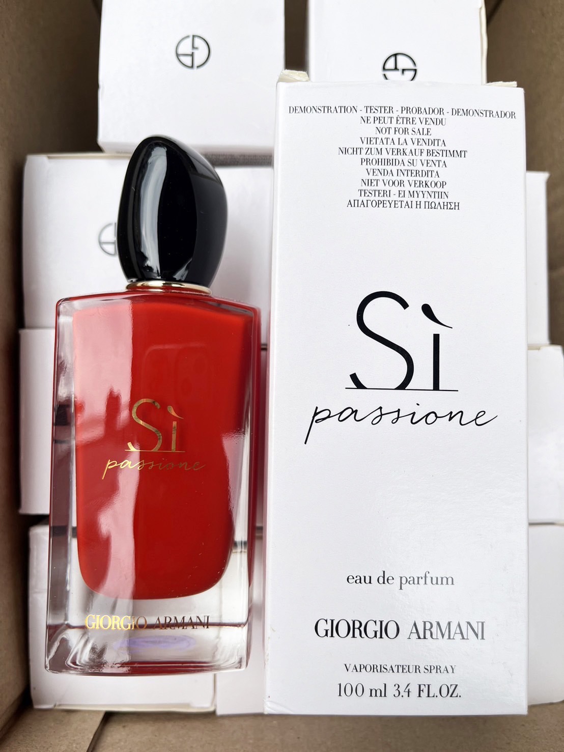 กล่องเทสเตอร์ Giorgio Armani Si Passione Eau De Parfum 100ml. ของแท้ รับประกัน