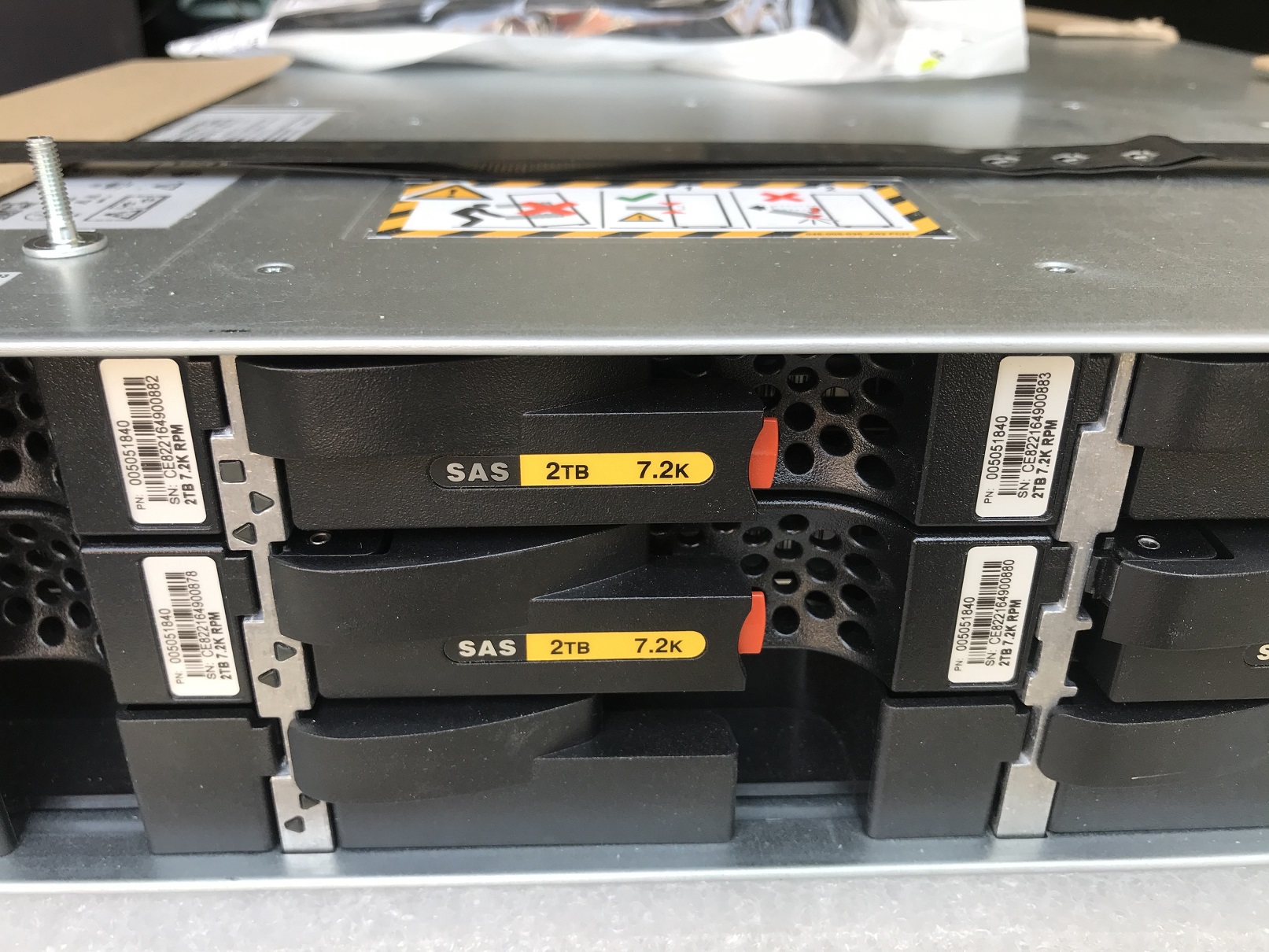 REF, EMC 005051840 [TorCompTH - ขาย จำหน่าย ราคา] EMC 2TB 7.2K 3.5in SAS 6G 512 12T DataDomain DD2200