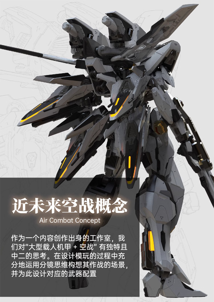 พร้อมส่ง 1/100 Bailu Air Combat Custom