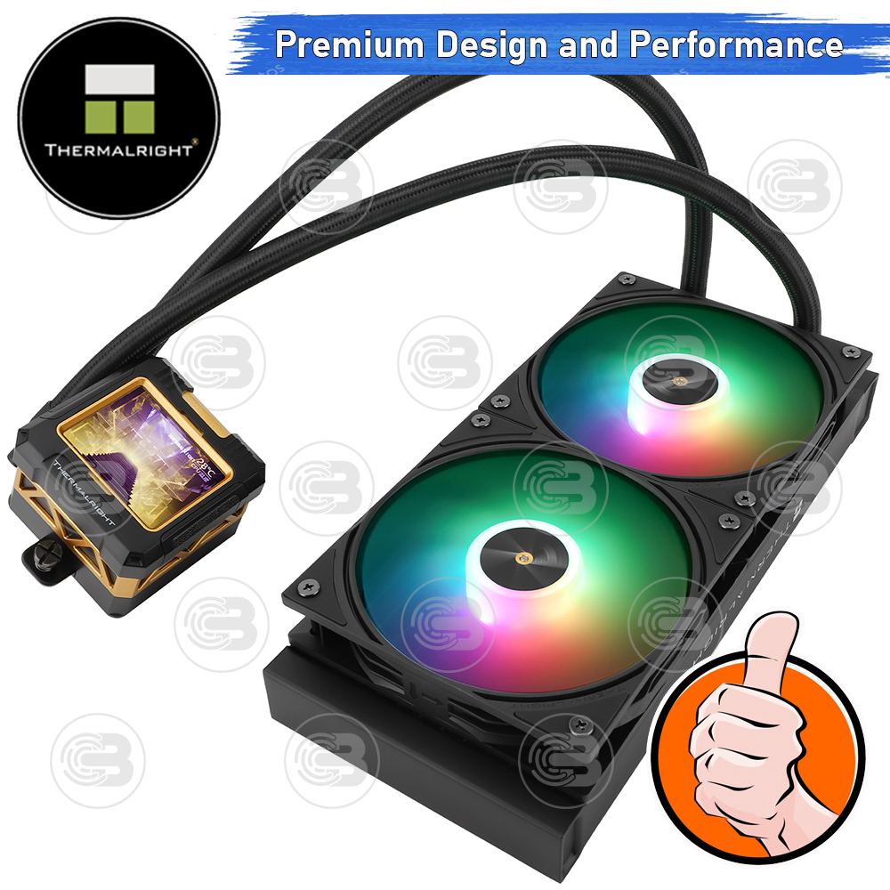 [CoolBlasterThai] Thermalright FROZEN WARFRAME 240 BLACK ARGB AIO Liquid CPU Cooler (AM5/LGA1851 Ready) ประกัน 5 ปี