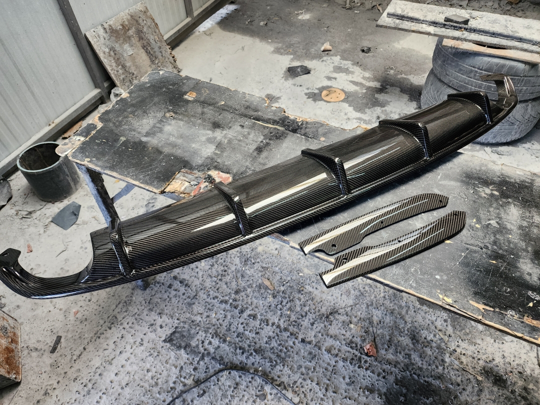 ชุดลิ้นหลัง ดิฟฟิวเซอร์ Civic FE 2022 พร้อมชุดท่อคู่