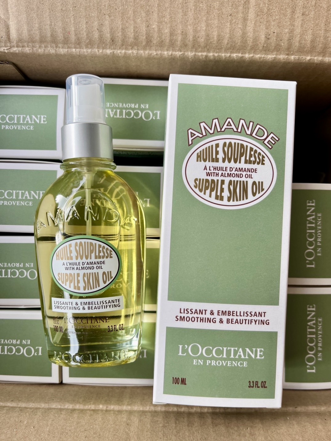 L’Occitane Almond Supple Skin Oil 100ml. ออยล์บำรุงผิว