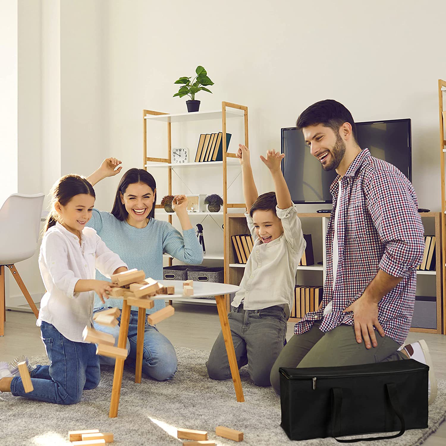 เกมตึกถล่มยักษ์ Giant Jenga Wooden Block