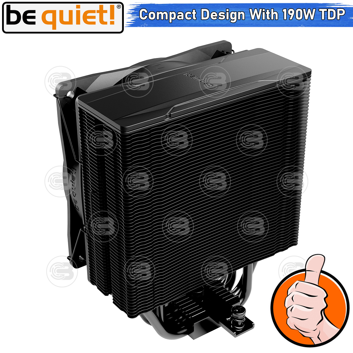 [CoolBlasterThai] Be Quiet PURE ROCK 3 Black Heat Sink CPU Cooler (AM5/LGA1851 Ready) (BK039) ประกัน 3 ปี