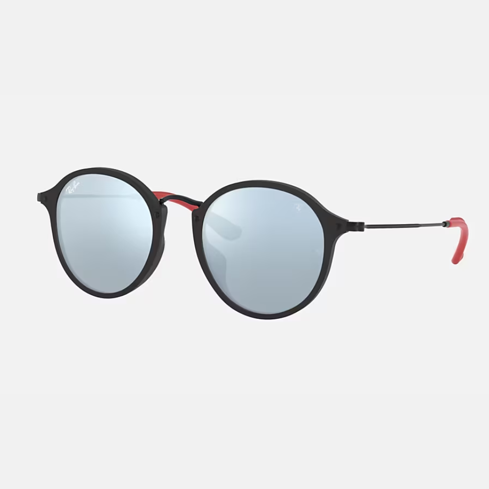 Rayban RB2447MF F61430 SCUDERIA Ferrari Collection light green mirror silver