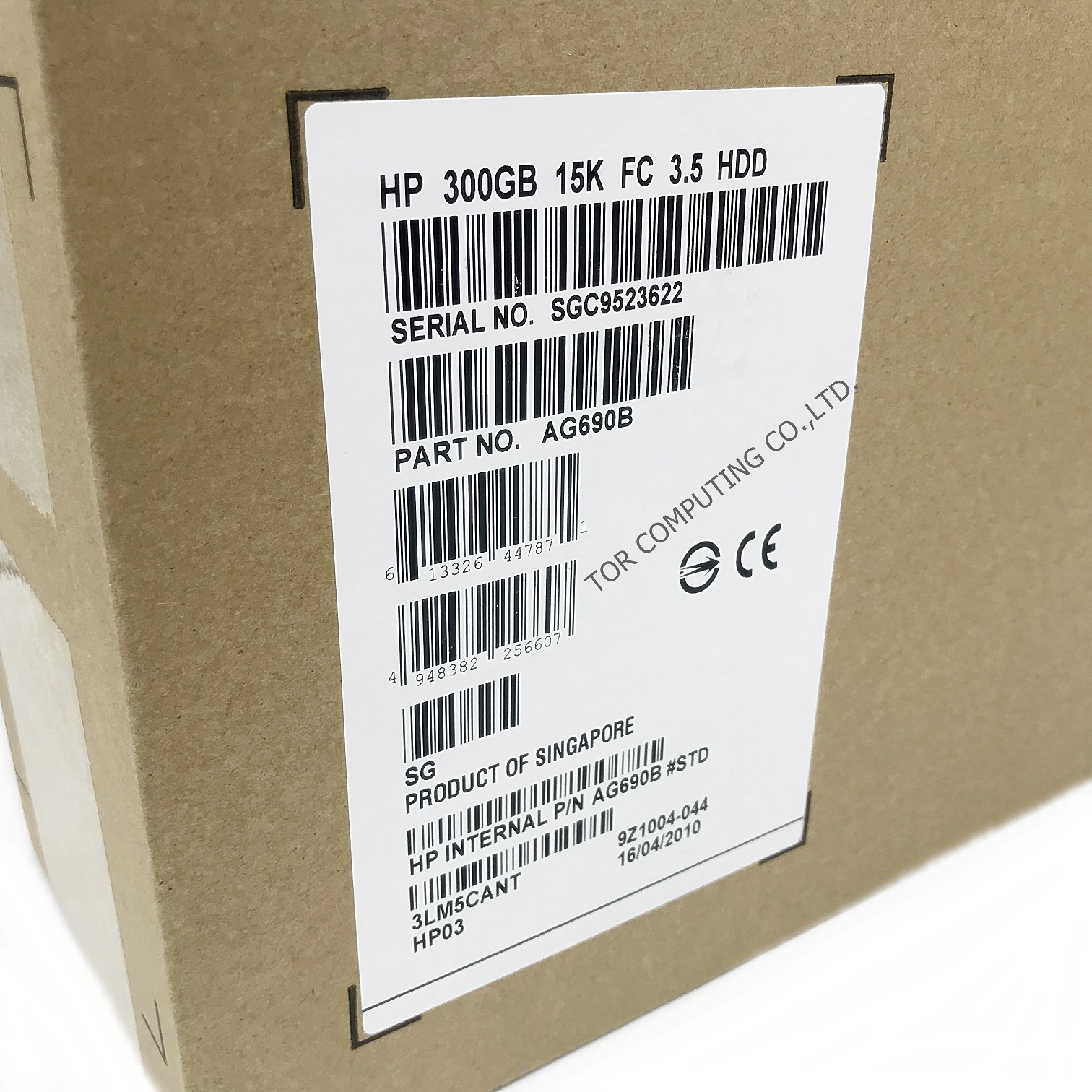 NEW, HP AG690B 454411-001 [TorCompTH Thailand ขาย จำหน่าย ราคา] HP 300G 15K 3.5IN FC HDD for HP EVA 4400 6400 8400