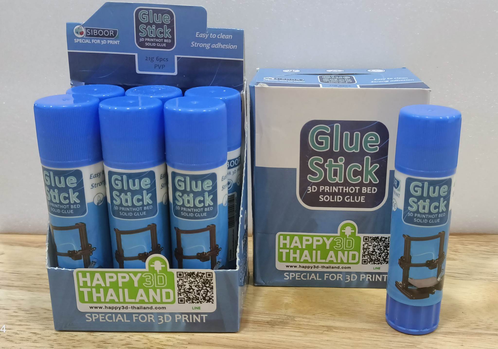กาว PVP สำหรับเครื่องพิมพ์ 3 มิติ - 3 pce -- PVP GLUE for 3D PRINTERS