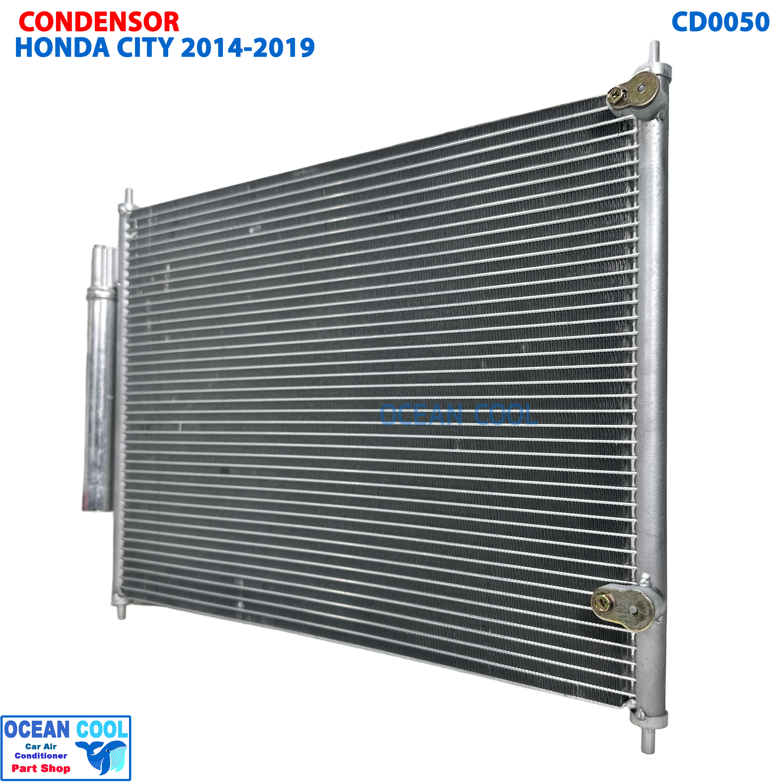 แผงแอร์ ฮอนด้า ซิตี้ 2014 - 2019 CD0050 CONDENSOR HONDA CITY 2015 2016 2017 คอนเด็นเซอร์ อะไหล่ แอร์ รถยนต์ คอยล์ร้อน แผงรังผึ้ง แผงคอยล์ร้อน ซิดตี้