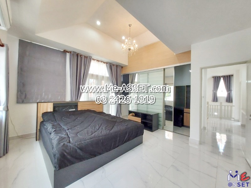 ให้เช่าบ้านเดี่ยว ย่าน รังสิต คลองสาม ลำสามแก้ว บึงยี่โถ คลองหลวง : ม.วรารักษ์ รังสิต-คลองสาม : 2 ชั้น 53 ตร.วา