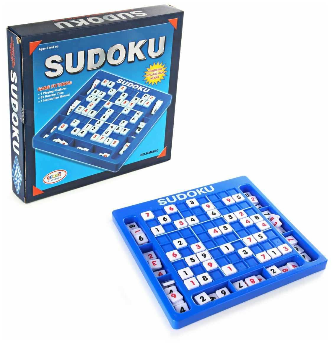 ซูโดกุพลาสติก 9x9 ช่อง Plastic Sudoku HM6603