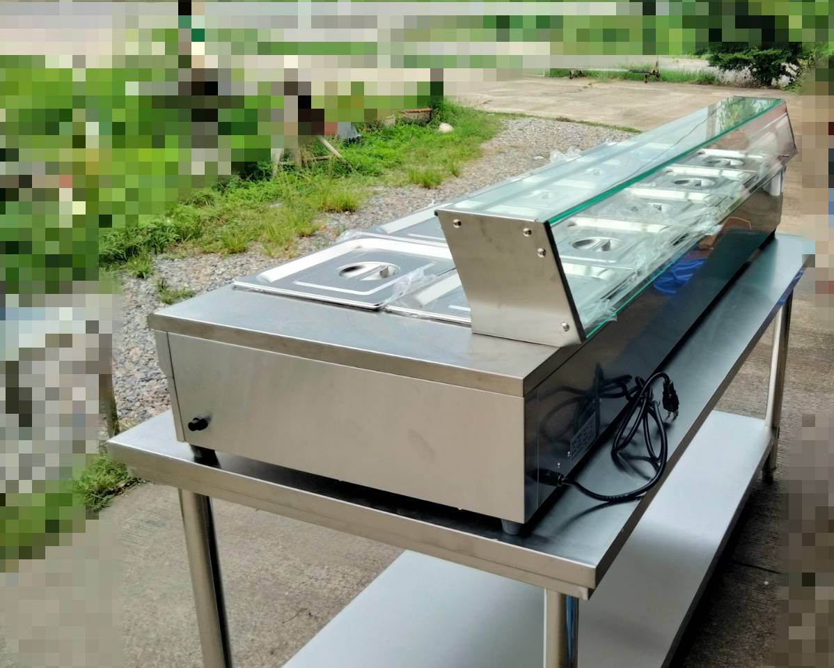 เตาอุ่นอาหารไฟฟ้าสแตนเลส 10 ถาด รุ่น : FQ-B210