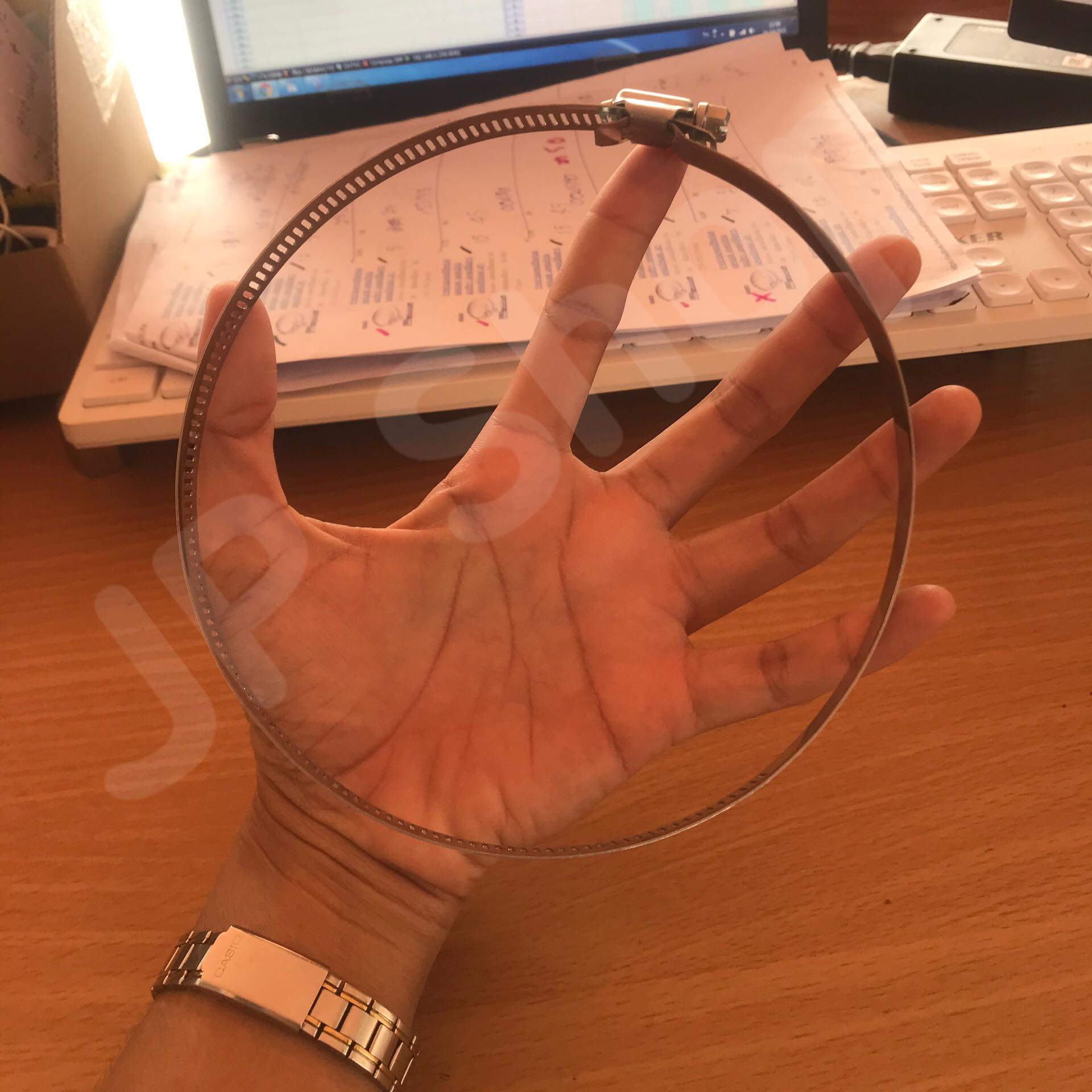 ปลอกรัด 130-152 (12 มม.) แคลมป์รัดท่อสแตนเลส 304 #130152