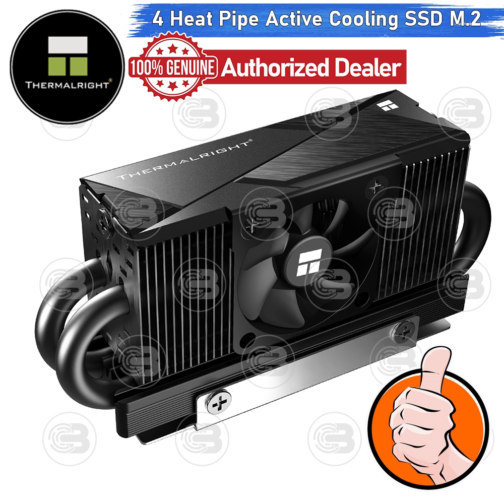 [CoolBlasterThai] Thermalright HR-10 2280 PRO BLACK SSD M.2 COOLING KIT With Heatpipe