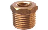 GC M ข้อต่อเกจทองเหลือง เกลียวนอก 1/4"-1/2"