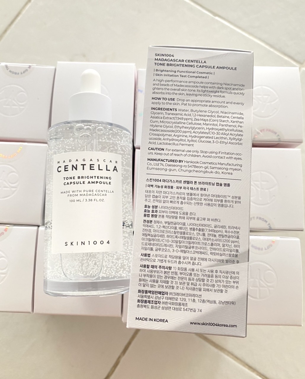 SKIN1004 Madagascar Centella Tone Brightening Capsule Ampoule 100ml.