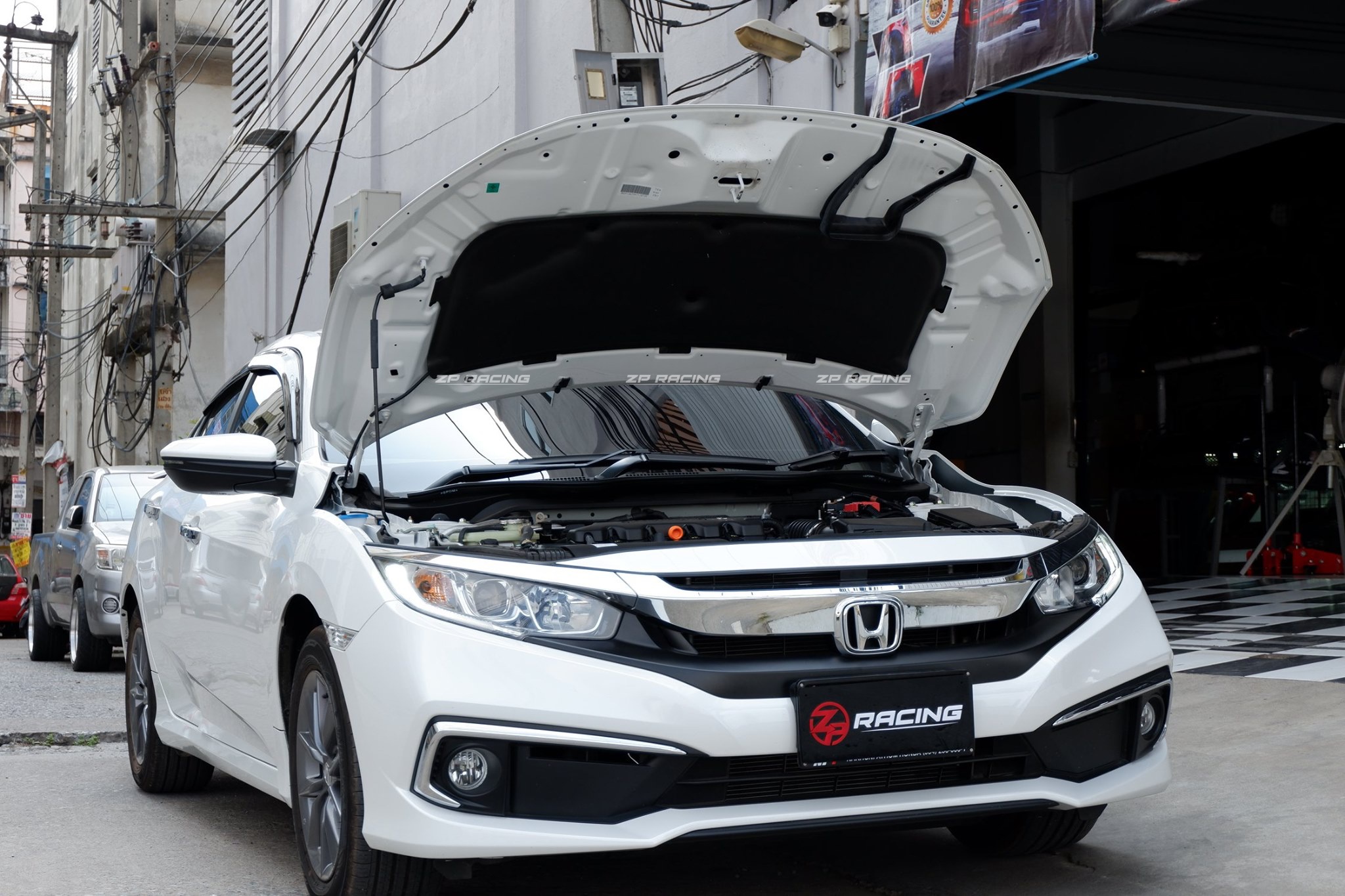 แผ่นกันร้อนฝาหน้า CIVIC FC (Honda แท้)