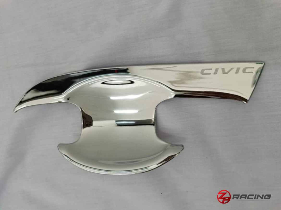 ชุดเบ้ารองมือเปิดประตู เบ้ากันรอยเปิดประตู CIVIC FE