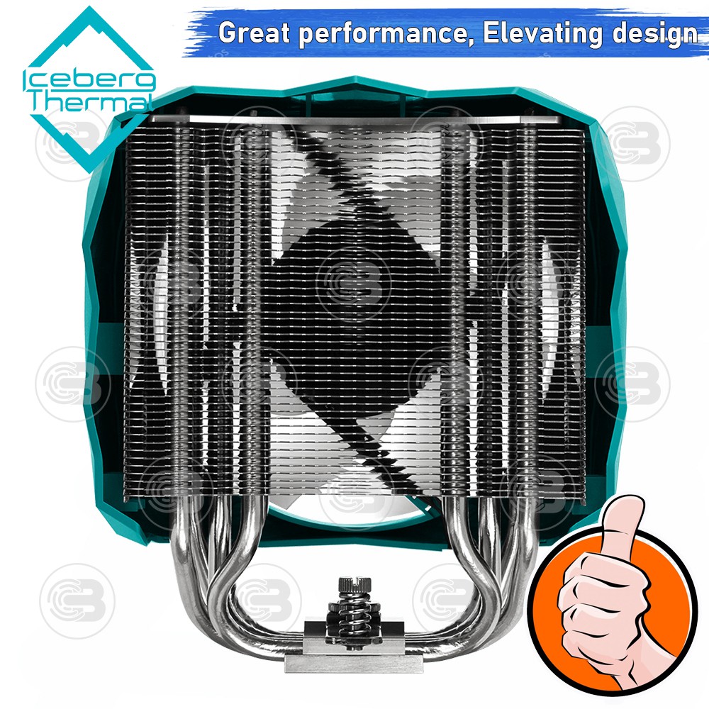 [CoolBlasterThai] Iceberg Thermal IceSLEET X5 Multi Compatible Tower CPU Cooler with A-RGB ประกัน 2 ปี