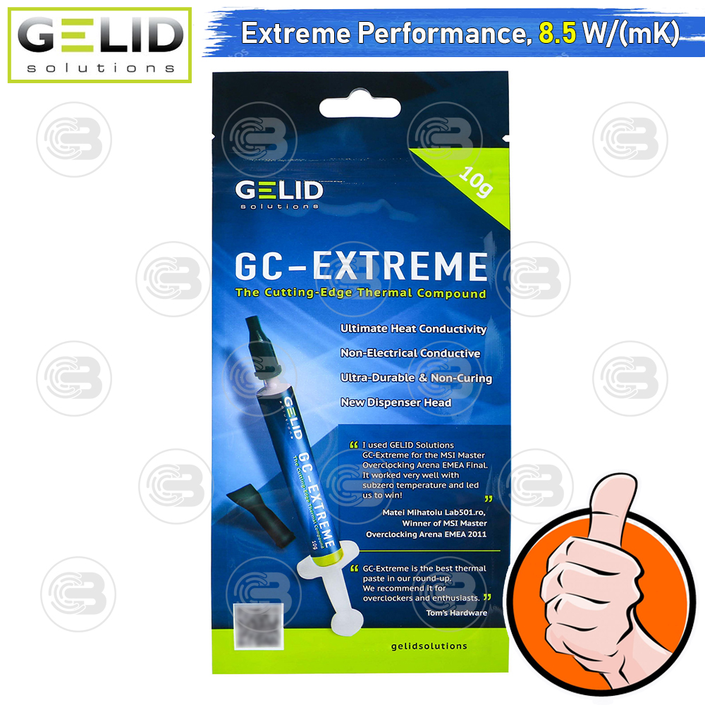 [CoolBlasterThai] GELID GC-Extreme Thermal Compound 10g /8.5 W/(mK)(2022-Compounding in USA)(TC-GC-03-02)