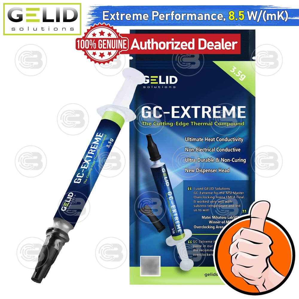 [CoolBlasterThai] GELID GC-Extreme Thermal Compound 3.5g /8.5 W/(mK)(Compounding in USA)(TC-GC-03-A-3-5G)