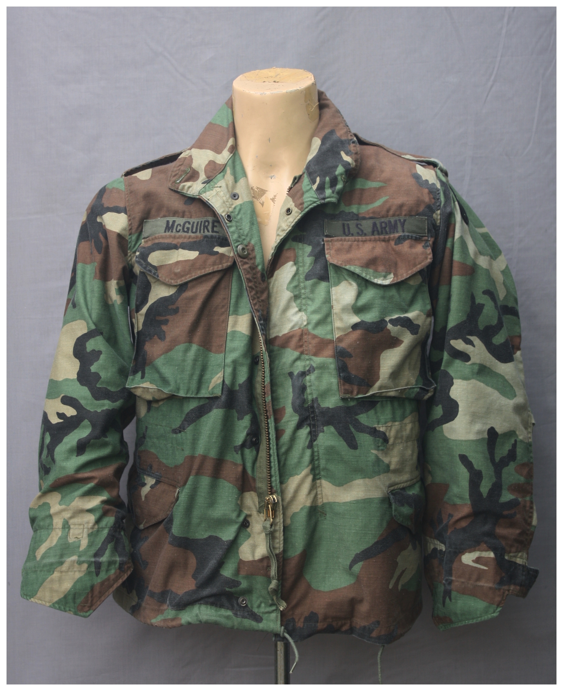 ขายแล้ว เสื้อทหาร M65 ลายพราง M81