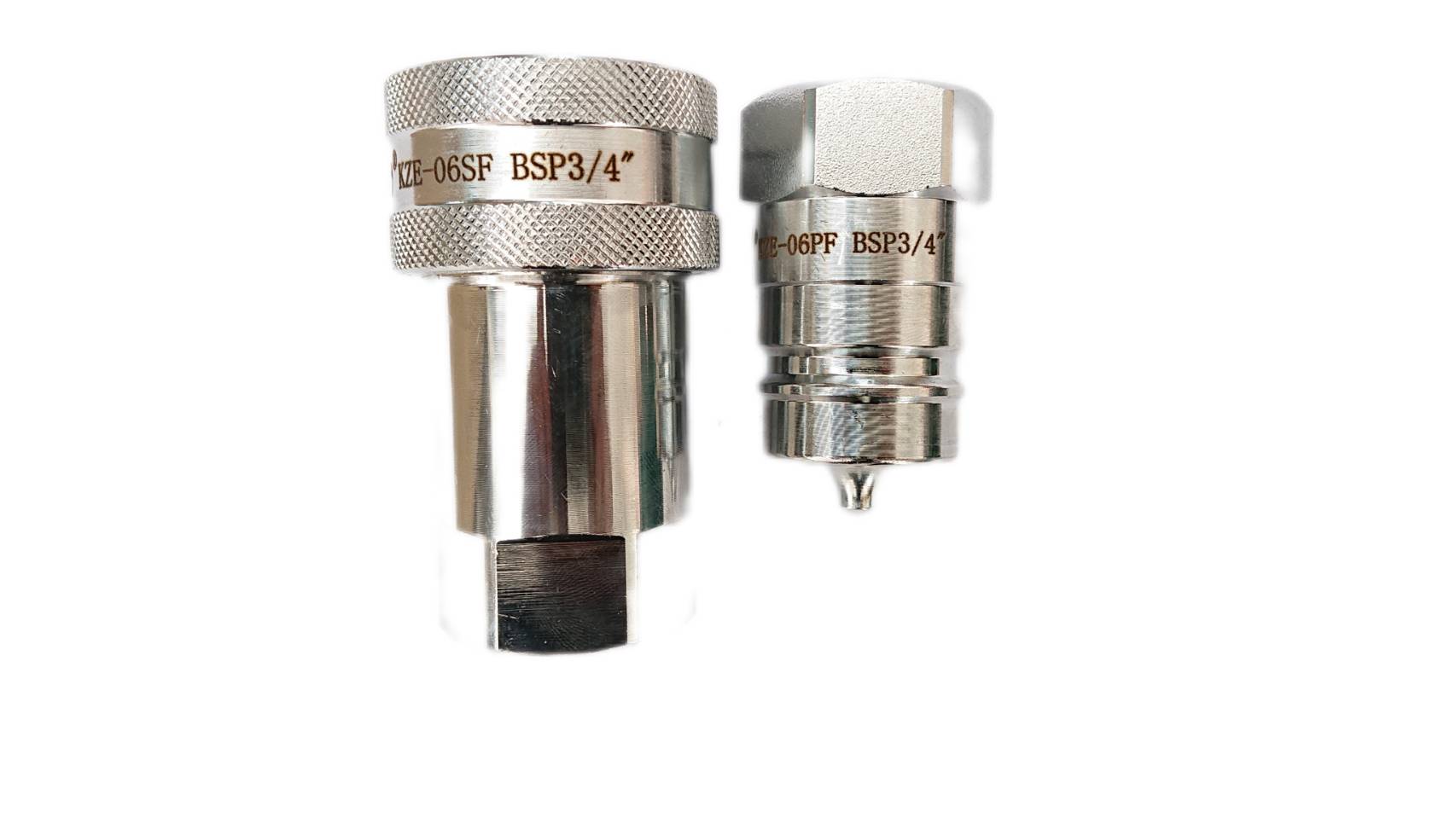 ข้อต่อน้ำมันไฮดรอลิค 3/4" Coupling/Coupler ข้อต่อสวมเร็ว ชุด(ผู้+เมีย) สำหรับต่อน้ำมันไฮดรอลิก #340679