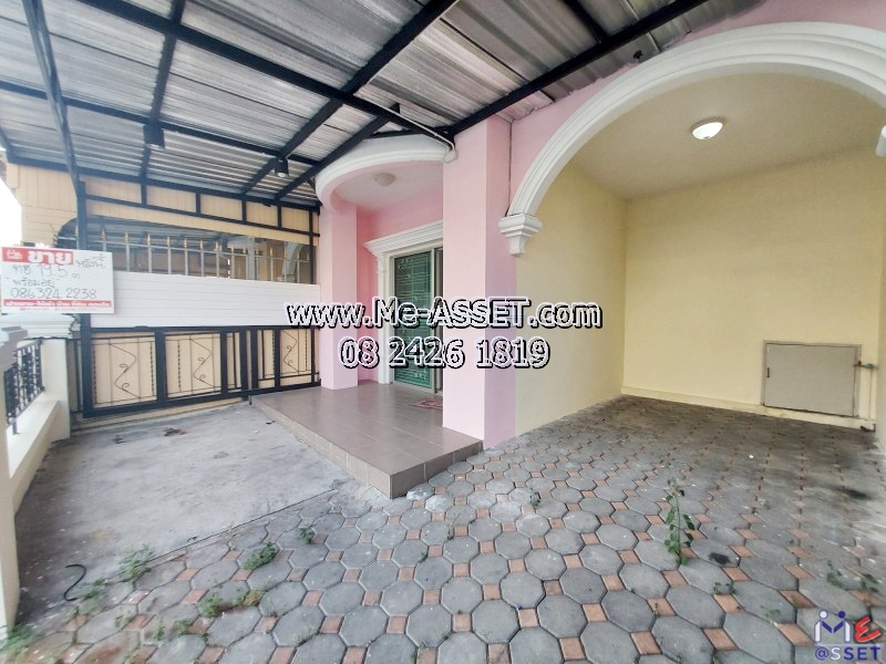 ขายทาวน์เฮ้าส์ต้นโครงการ โซนสุวรรณภูมิ-บางนา กม.18 เชื่อมลาดกระบัง บางพลี ใกล้เมกะบางนา ม.หัวเฉียว นิคมอุตสาหกรรม เดินทางสะดวก วงแหวน มอเตอร์เวย์ : มบ.นิรันดร์วิลล์ 10 : 2 ชั้น 19.5 ตร.วา