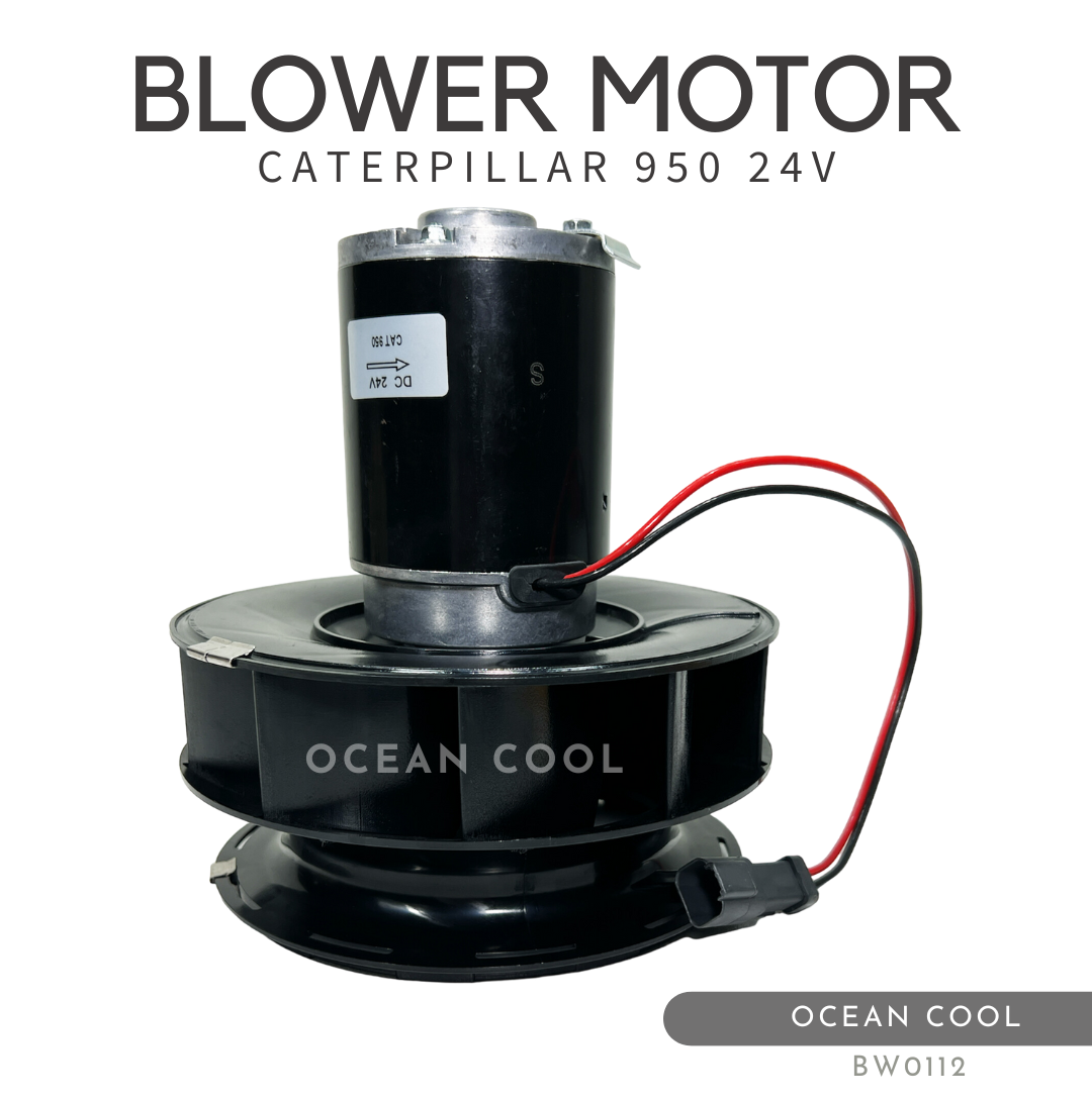 โบลเวอร์ แคทเทอพิลล่า 950 24 โวลต์ BW0112 BLOWER MOTOR CATERPILLAR 950 24V มอเตอร์พัดลมแอร์ พัดลมแอร์ โบเวอร์