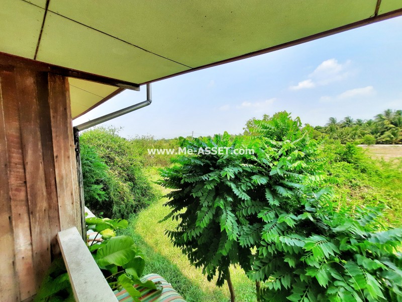 ขายบ้านเดี่ยว ถ.บางบัวทอง-สุพรรณ ต.ระแหง อ.ลาดหลุมแก้ว ปทุมธานี / พื้นที่ 2 ชั้น 200 ตารางวา