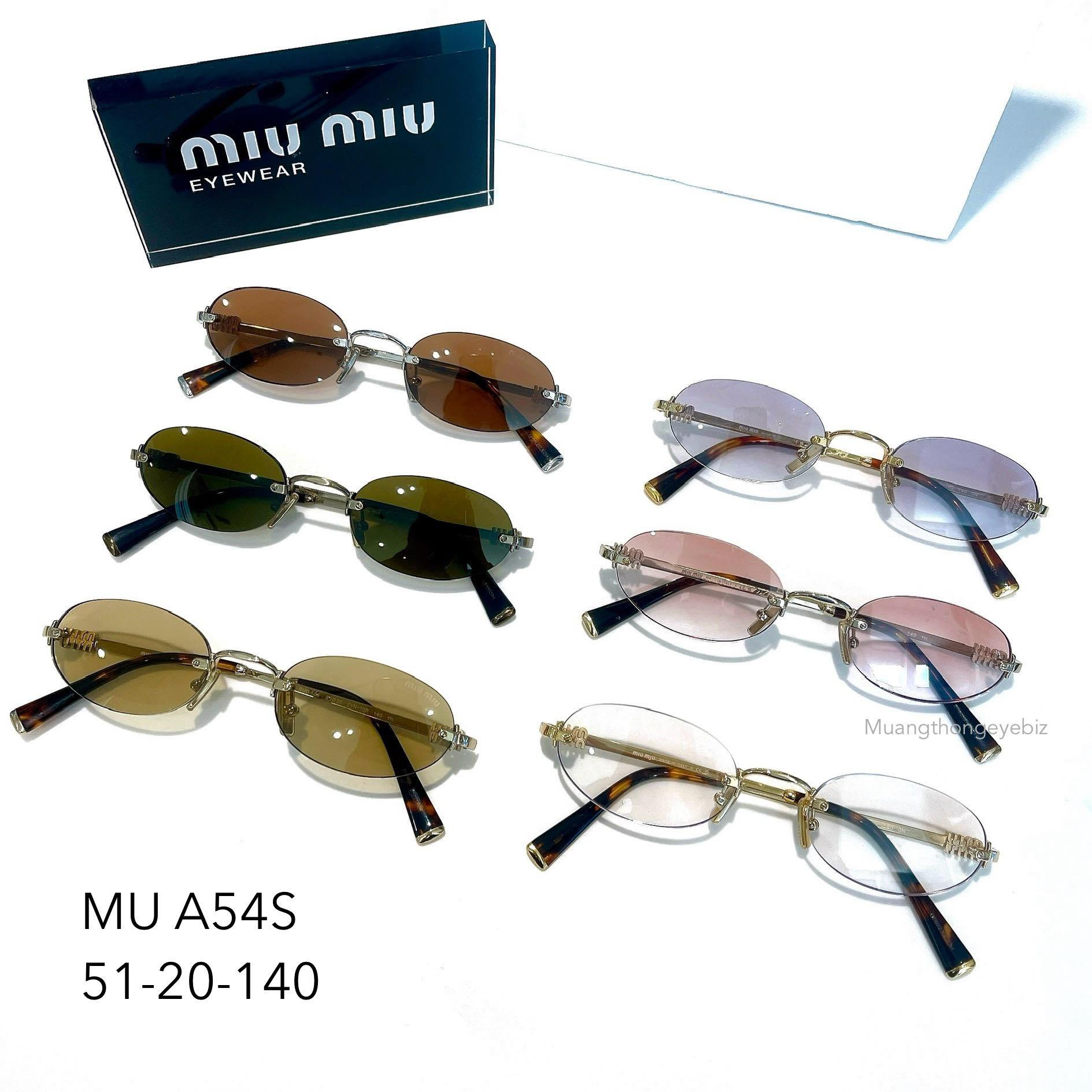 แว่นกันแดด MiuMiu Logo MU A54S