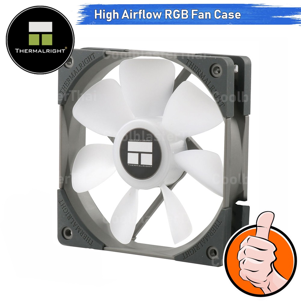 [CoolBlasterThai] THERMALRIGHT TL-R12 (3 PCS)12CM (120mm) High Performance RGB Fan Case ประกัน 3 ปี