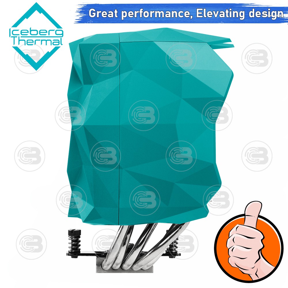[CoolBlasterThai] Iceberg Thermal IceSLEET X5 Multi Compatible Tower CPU Cooler with A-RGB ประกัน 2 ปี